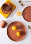 Hermia Plato para servir tartas Terracota CTT0027